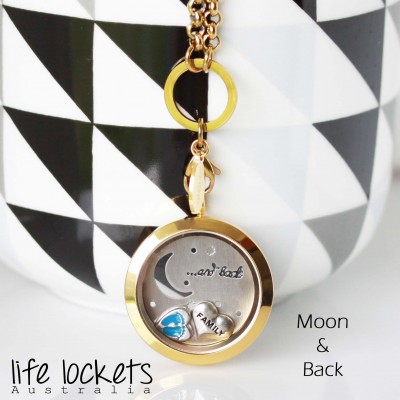 Moon and Back Window Plate - Silver Tone